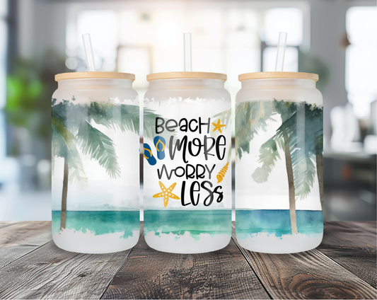 Beach More Libby Glass