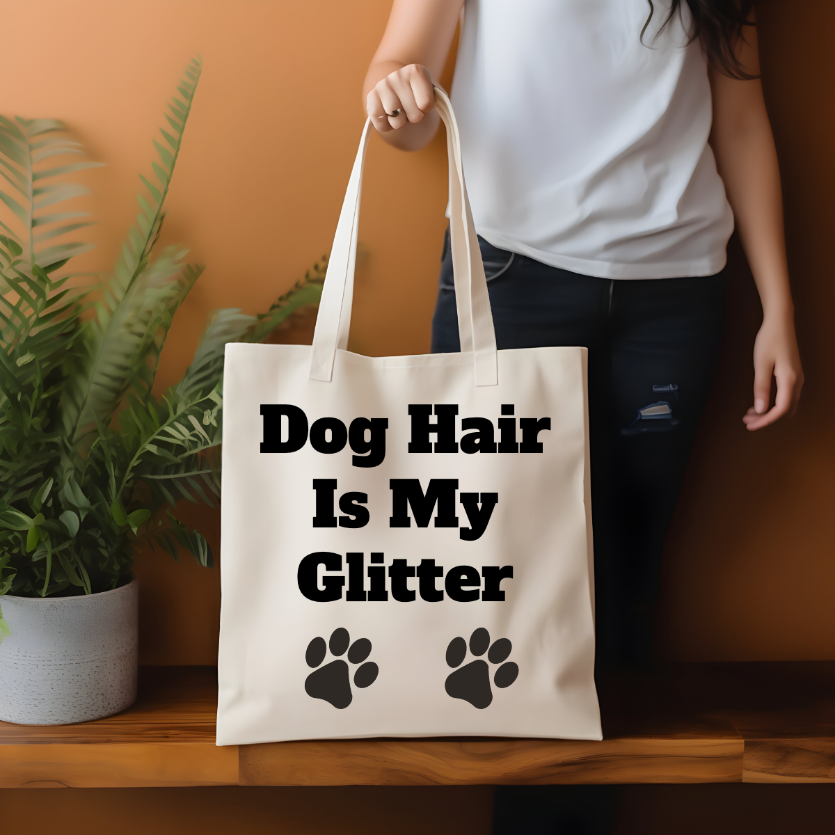 Dog Hair is my Glitter Tote