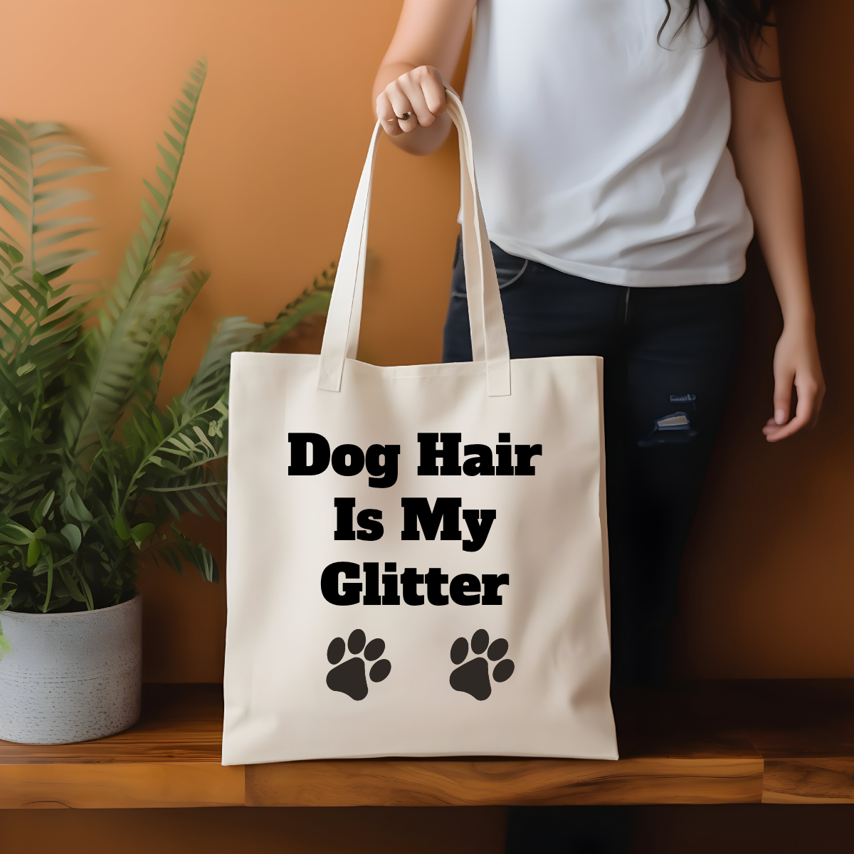 Dog Hair is my Glitter Tote