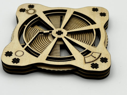 Record Player Spinner Coaster