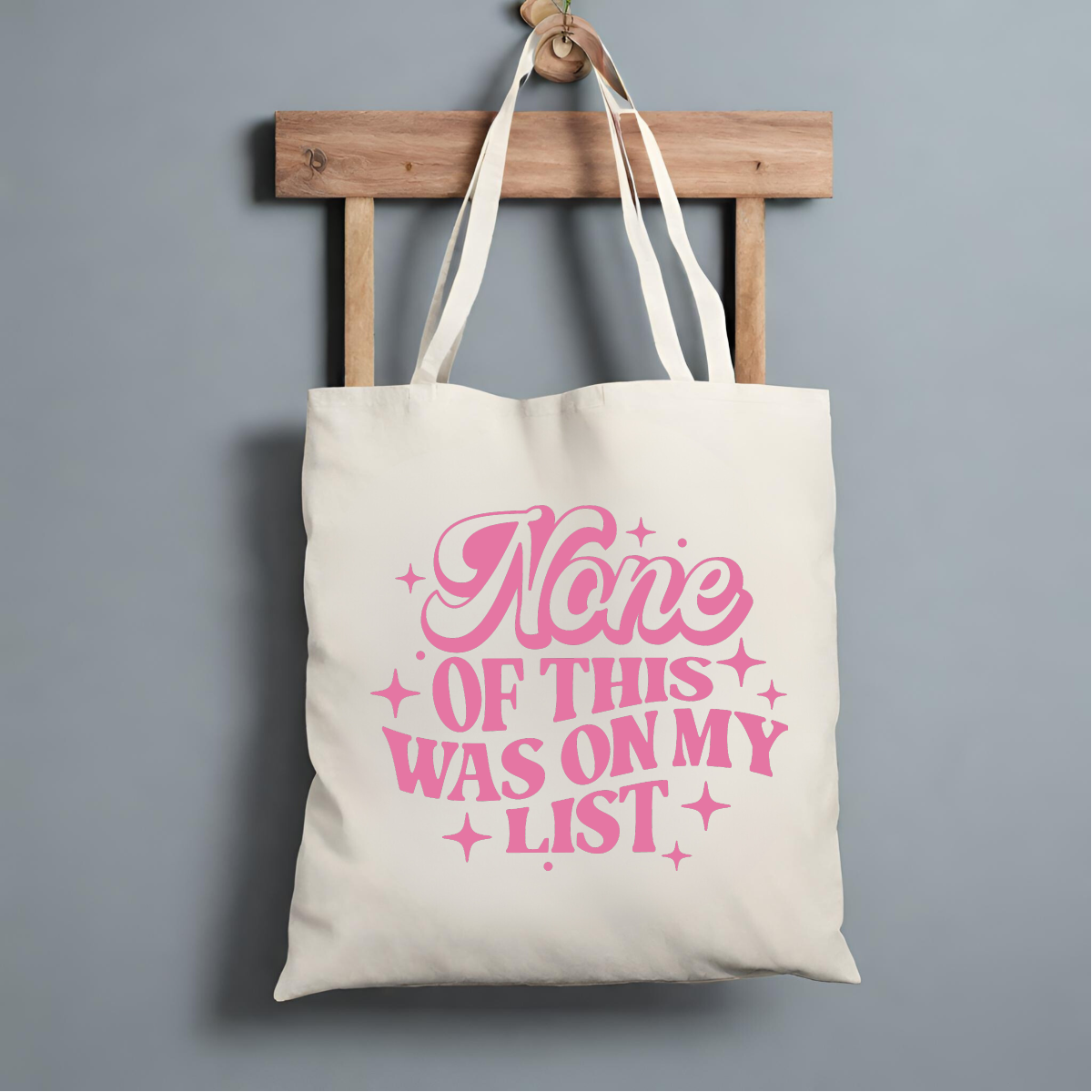 Nothing on the list tote