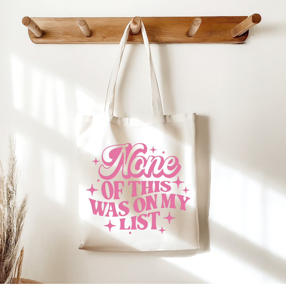 Nothing on the list tote